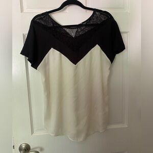 Black & White Ann Taylor blouse